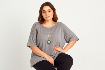 Different model in seated pose with realistic fabric texture